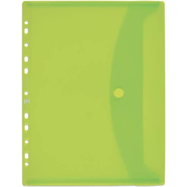 Dokumententaschen zum Abheften A4 PP VE=6 Stück transluzent sortiert
