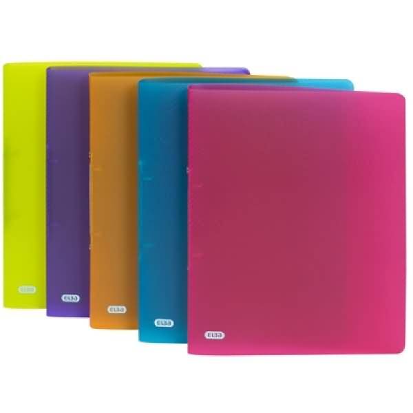 Ringbuch Urban A4 4cm 2 Ringe PP transluzent sortiert