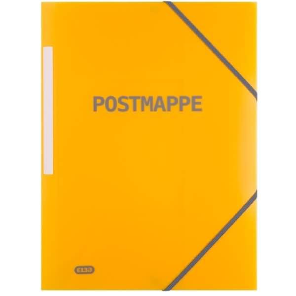 Eckspannermappe 'Postmappe' A4+ PP transluzent gelb