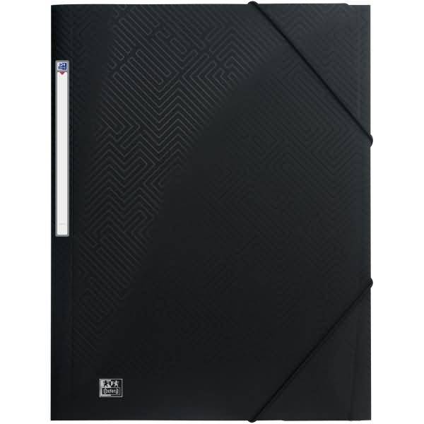 Eckspannmappe Urban A4+ PP blickdicht schwarz