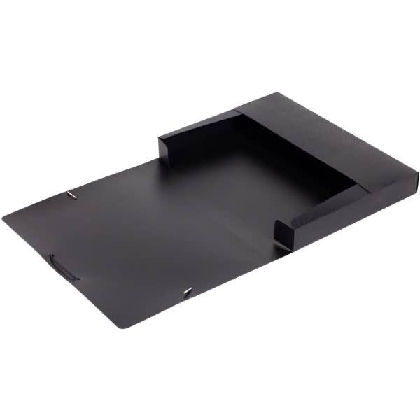 Sammelbox Urban 4cm Breite PP blickdicht schwarz