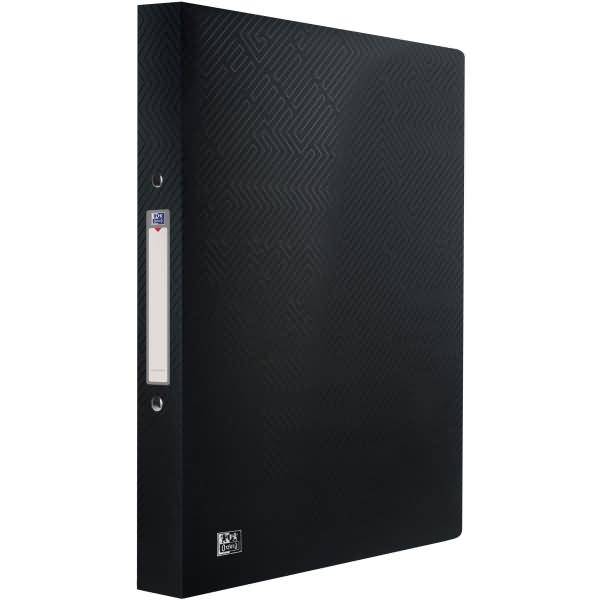 Ringbuch Urban A4 2cm Breite 2 Ringe PP blickdicht schwarz
