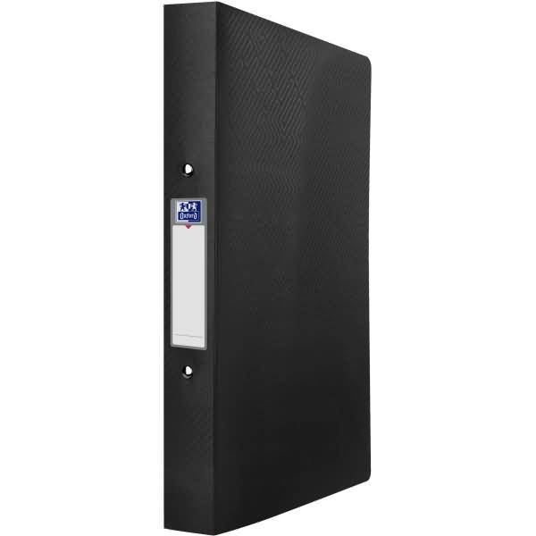 Ringbuch Urban A4 4cm Breite 2 Ringe PP blickdicht schwarz