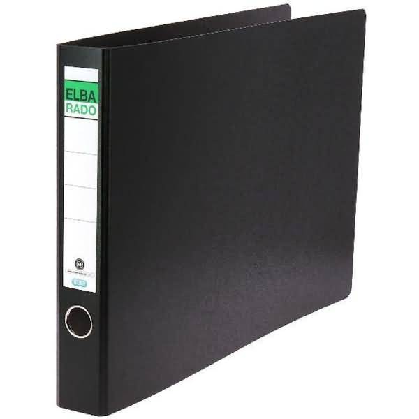 Ordner für A3 quer 55mm Hartpappe schwarz