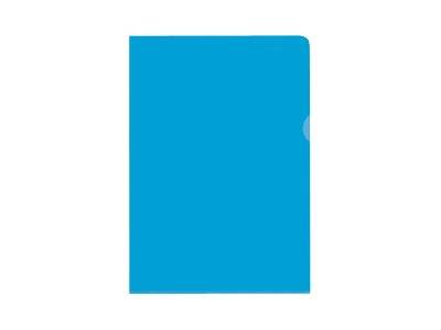 Ein einfaches blaues gerundetes Rechteck-Panel auf weißem Hintergrund, das einem leeren App-Bildschirm oder einer Karte ähnelt.
