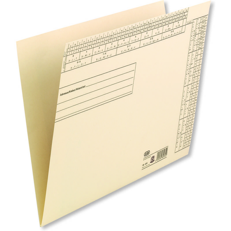 ELBA Einstellmappe mit Organisationsdruck - Kraftkarton