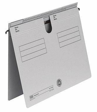 ELBA Hängehefter 100555354 DIN A4 kaufm./Amtsheftung Karton grau