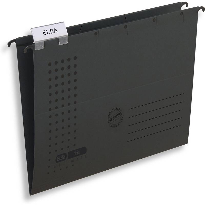 ELBA Hängemappe chic ULTIMATE, DIN A4, anthrazit