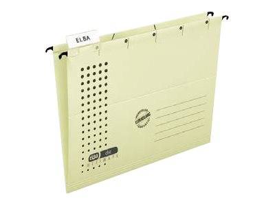 ELBA chic ULTIMATE - Hängeregister - für A4 - Kapazität: 330 Blätter - mit Register - dunkelblau (Packung mit 5)