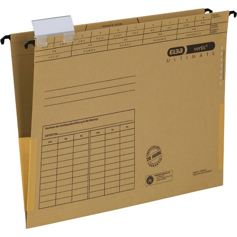 ELBA Hängetasche vertic ULTIMATE, DIN A4, 10er Multipack