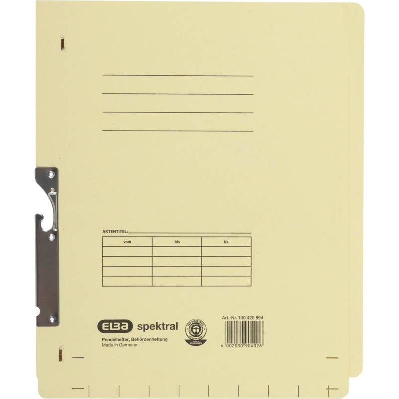 ELBA Spektral-Pendelhefter, DIN A4, Kraftkarton, chamois