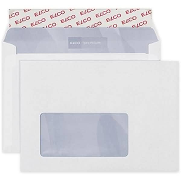 Briefumschläge Office Box C6 hochweiß Haftklebung Fenster links Innendruck 80 g/qm VE=500 Stück