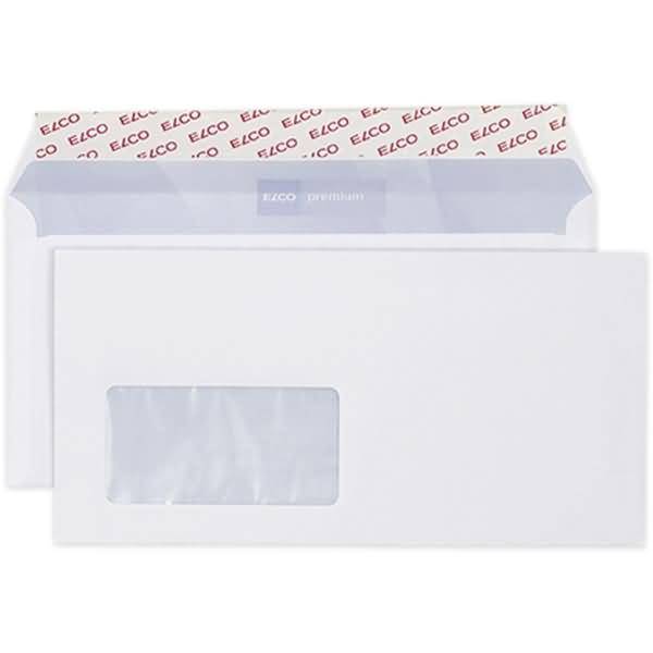 Briefumschläge Office Box C5/6 hochweiß Haftklebung Fenster links Innendruck 80 g/qm VE=500 Stück