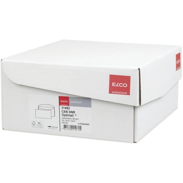 Elco Premium Optimail C5/6 229 x 114/46mm, C6/C5 (114 x 229 mm), Weiß, 80 g/m², 114 mm, 229 mm, 500 Stück(e)