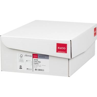 Elco 38786, Weiß, Papier, 100 g/m², FSC, The Blue Angel, Myclimate, Blue Angel, Forest Stewardship Council (FSC), 500 St