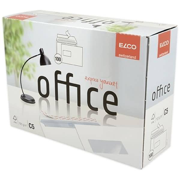 Briefumschläge in Shopbox C5 hochweiß Haftklebung Fenster links mit Innendruck 100 g/qm VE=100 Stück