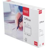 Eine Schachtel ELCO Office A4-Papier, weiß 80 g/m², mit Angabe von 500 Blatt und Recycling-Symbolen.