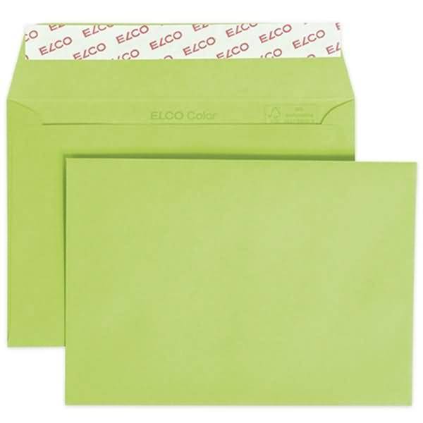 Elco 74634.62, C6 (114 x 162 mm), Grün, Forest Stewardship Council (FSC)