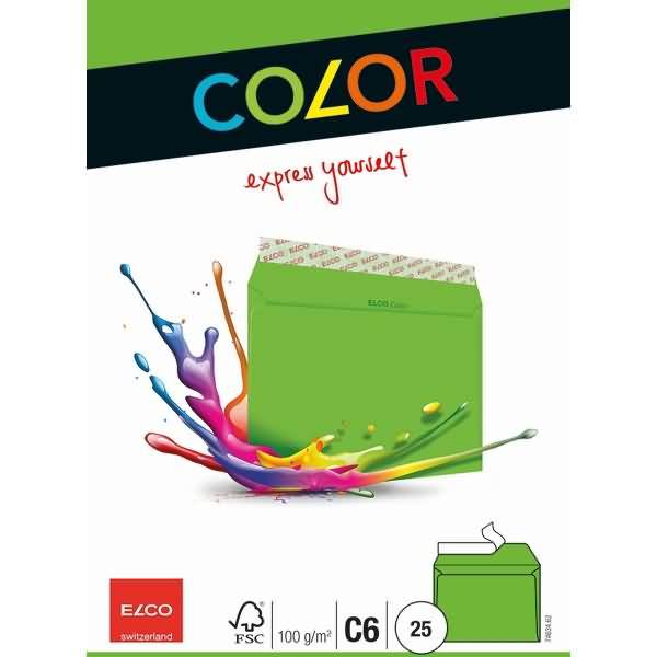 Elco 74634.62 - C6 (114 x 162 mm) - Grün - Forest Stewardship Council (FSC) - Co