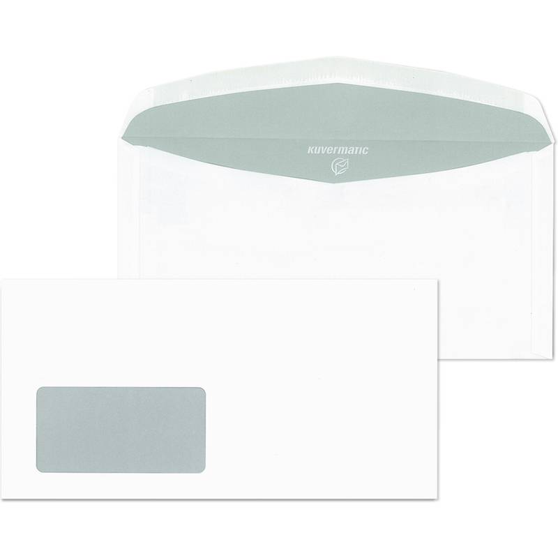 MAILmedia Briefumschläge C6/5 naßklebend, mit Fenster