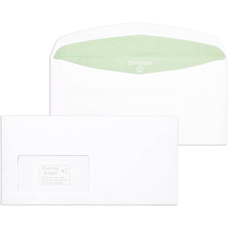 MAILmedia Briefumschlag Envirelope, 114 x 229 mm, weiß