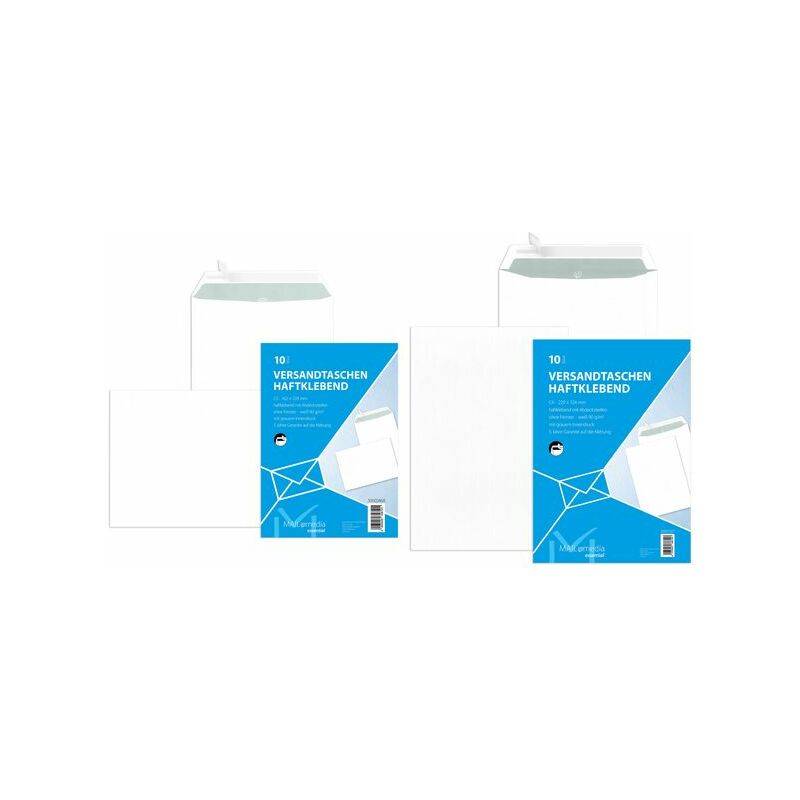 MAILmedia Versandtasche Offset weiß, B4, ohne Fenster