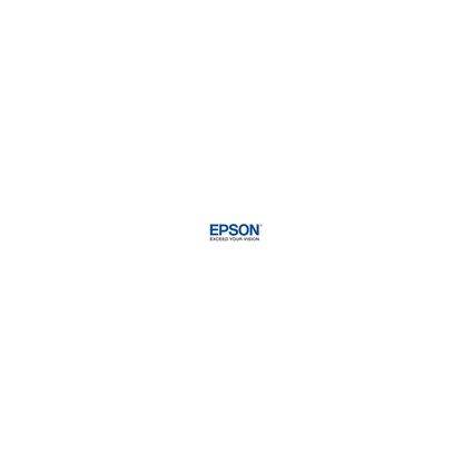 Epson-Logo mit dem Tagline „ÜBERSCHREITEN SIE IHRE VISION