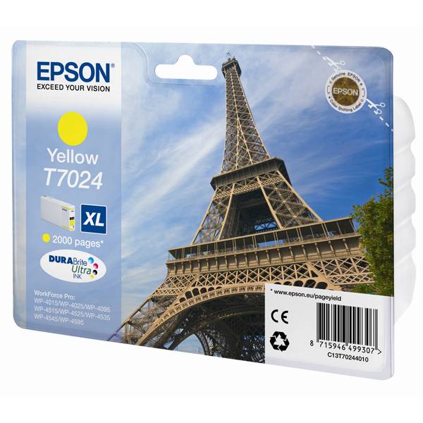 Epson T7024 - 21.3 ml - Größe XL - Gelb - Original
