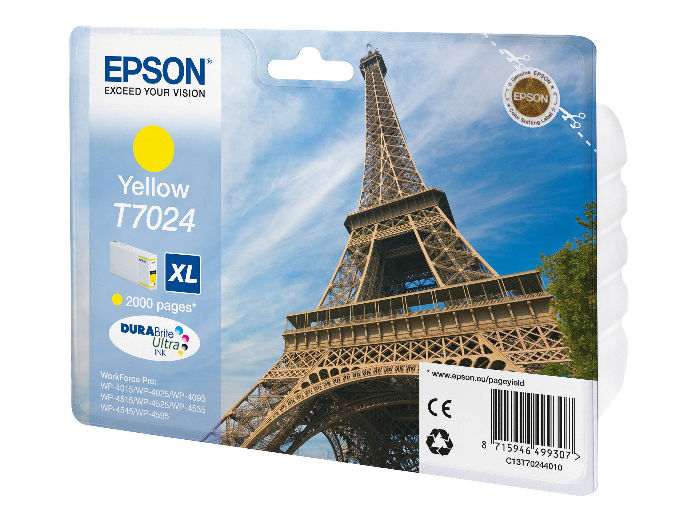 Epson T7024 - 21.3 ml - Größe XL - Gelb - Original