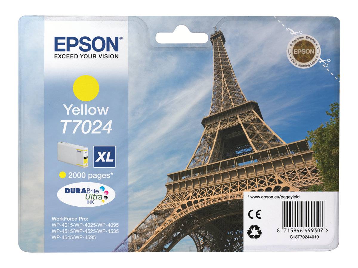 Epson T7024 - 21.3 ml - Größe XL - Gelb - Original