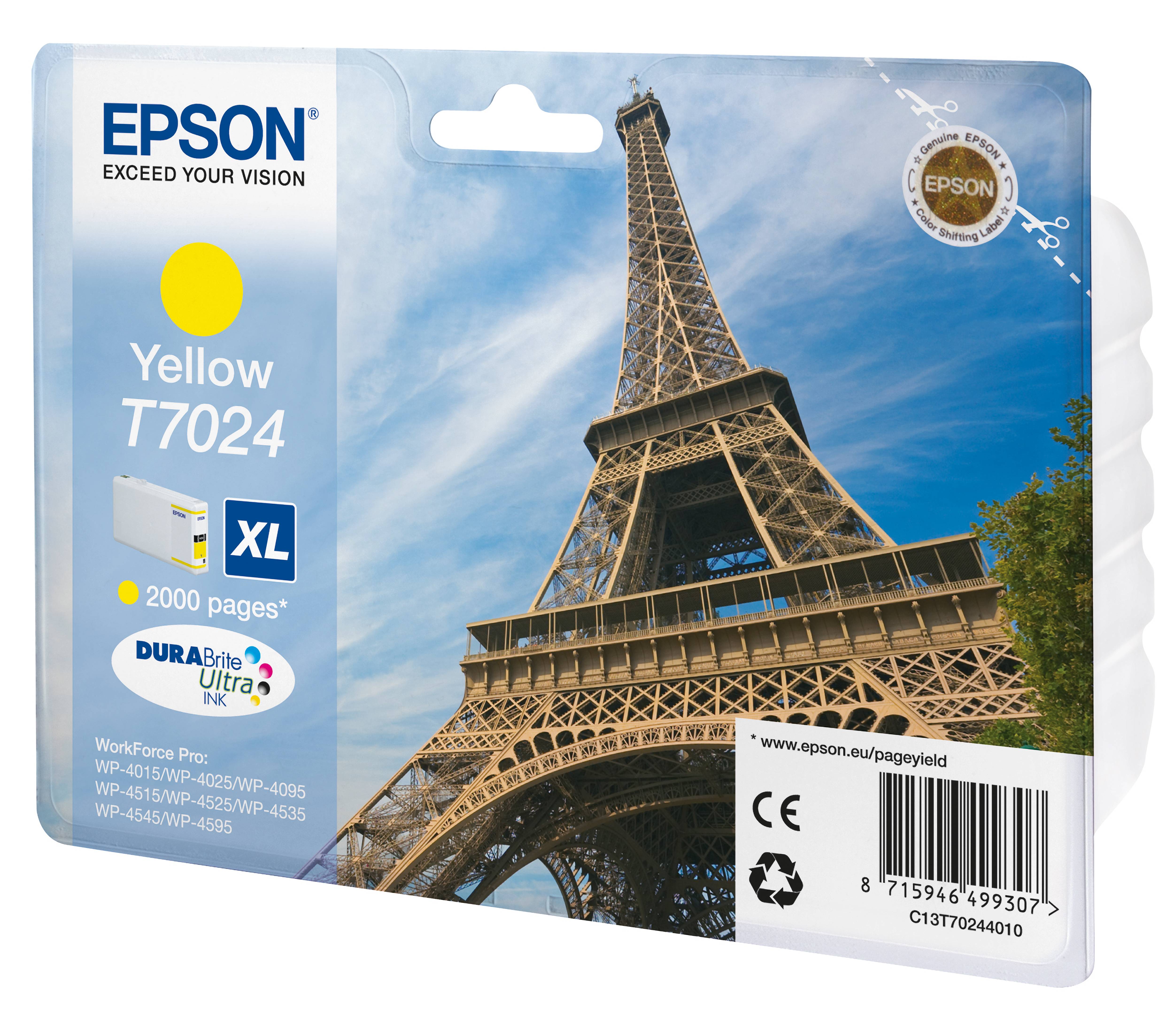Epson T7024 - 21.3 ml - Größe XL - Gelb - Original