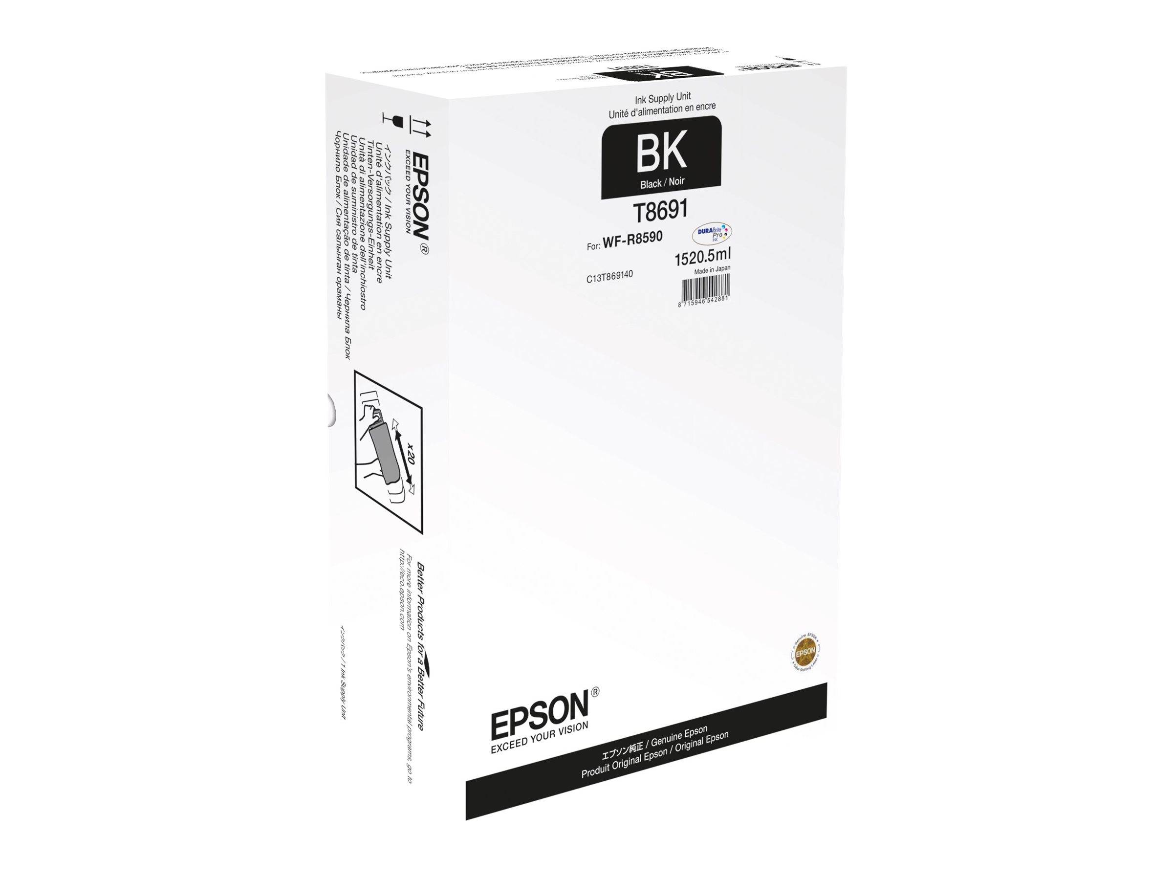 Epson T8691 - 1520.5 ml - Schwarz - Original