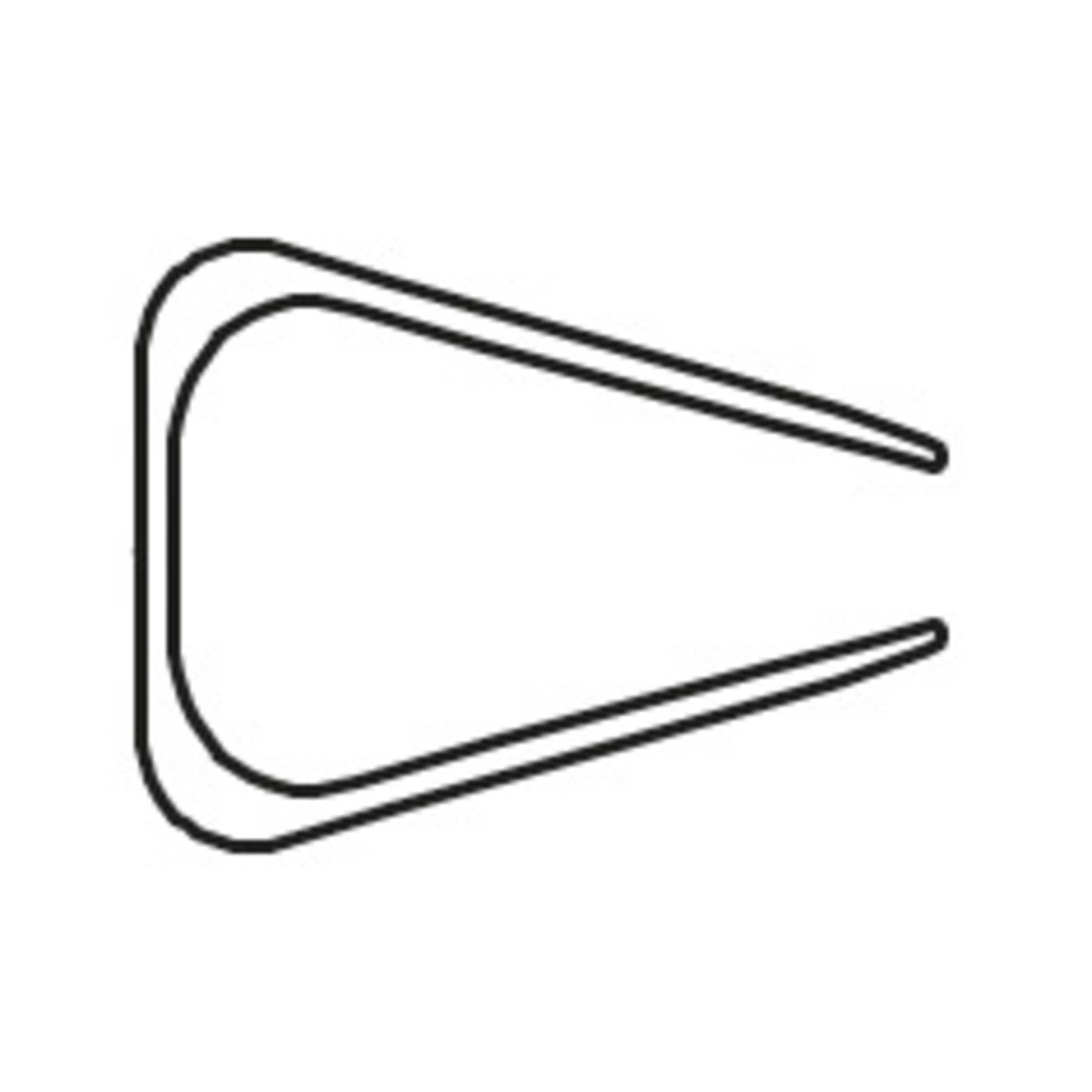 Exacompta 25 Stück Klemmschienen A4 120 Blatt Serodo 12mm Kristall 129780E