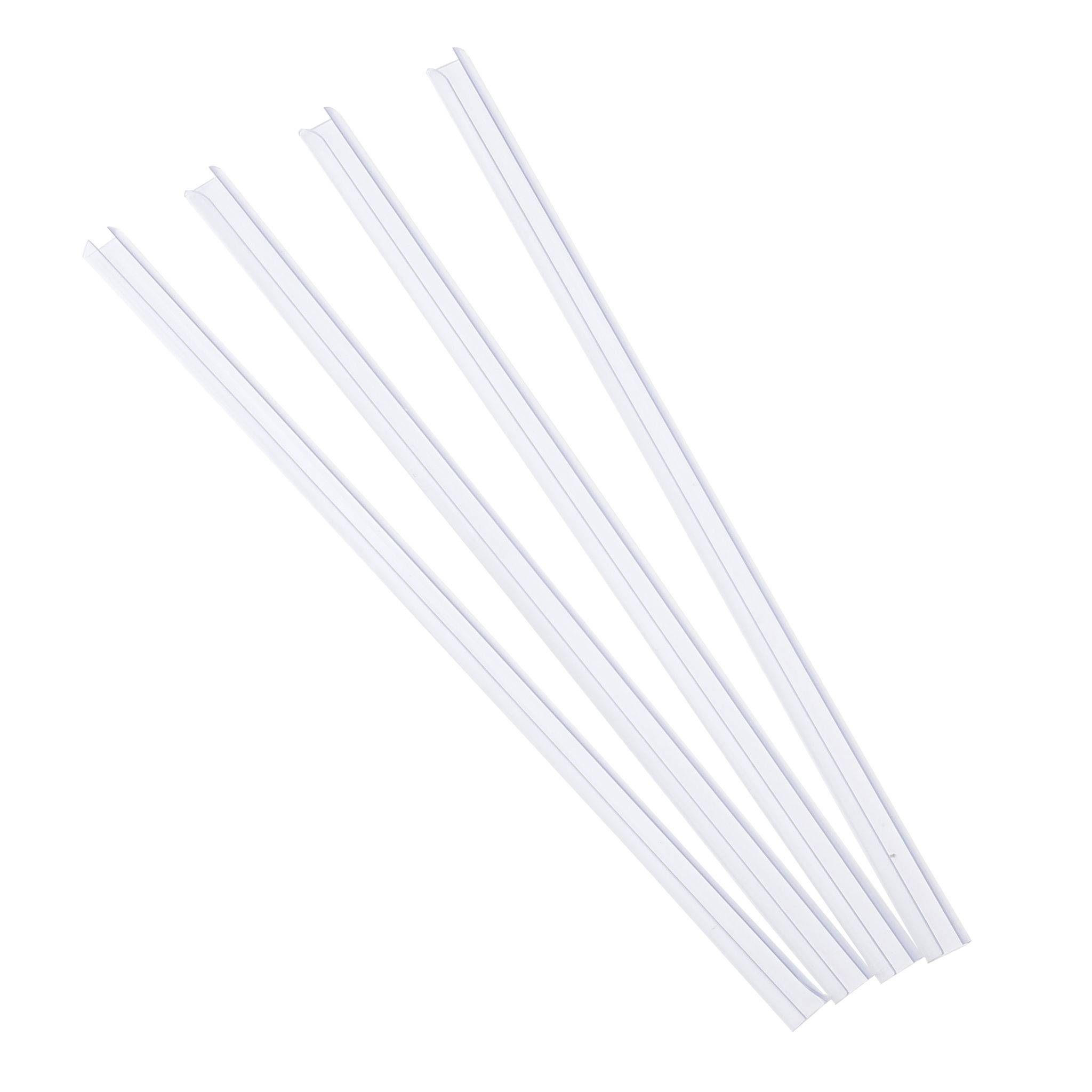 Exacompta 25 Stück Klemmschienen A4 120 Blatt Serodo 12mm Kristall 129780E