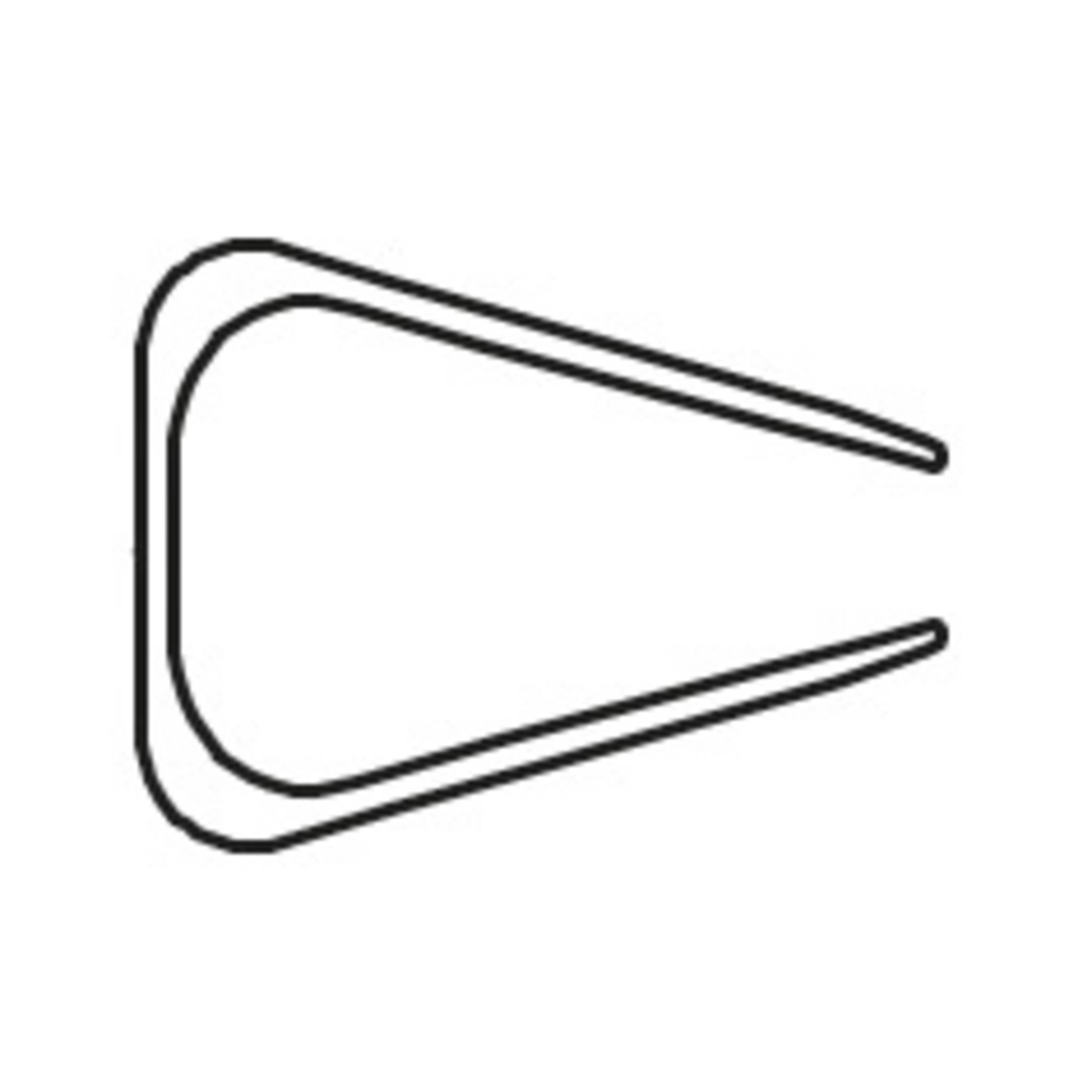 Exacompta 25 Stück Klemmschienen A4 120 Blatt Serodo 12mm Kristall 129780E