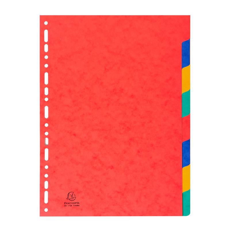 EXACOMPTA Karton-Register, DIN A4, 8-teilig