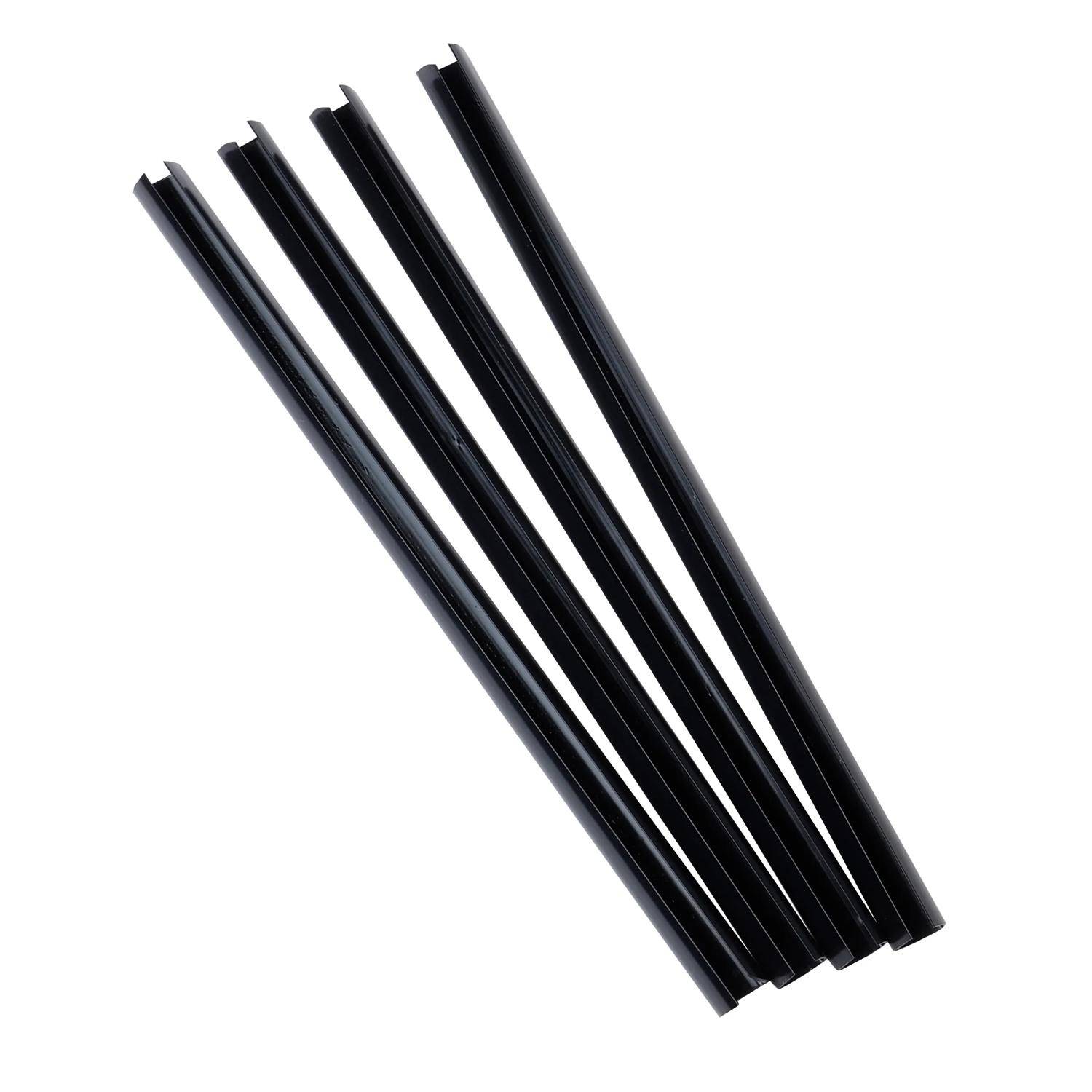 Exacompta 20 Stück Klemmschienen A4 150 Blatt Serodo 15mm Schwarz 159781E