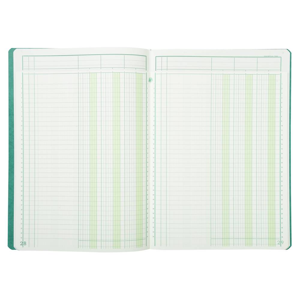 Exacompta Mehrkolonnenheft 3 Spalten 1 Seite 34 Zeilen 40 Blatt 110g A4 17030E