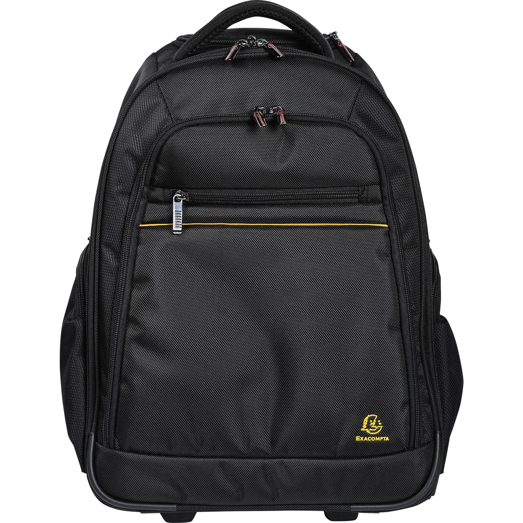 Exacompta Businessrucksack mit Rollen Exabusiness, Exactive - Schwarz - 18634E