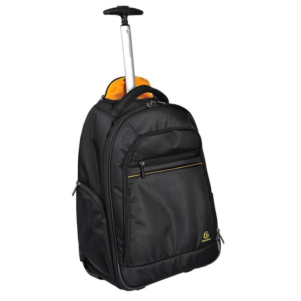 Exacompta Businessrucksack mit Rollen Exabusiness, Exactive - Schwarz - 18634E
