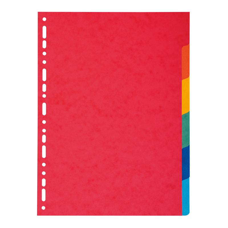 EXACOMPTA Karton-Register, DIN A4, 6-teilig