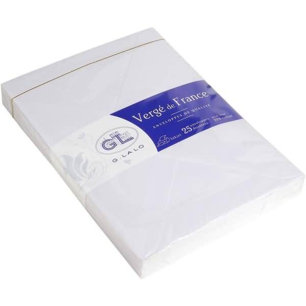 Umschläge Verge C5 VE=25 Stück weiß