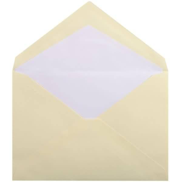 Umschläge Verge C5 VE=25 Stück elfenbein