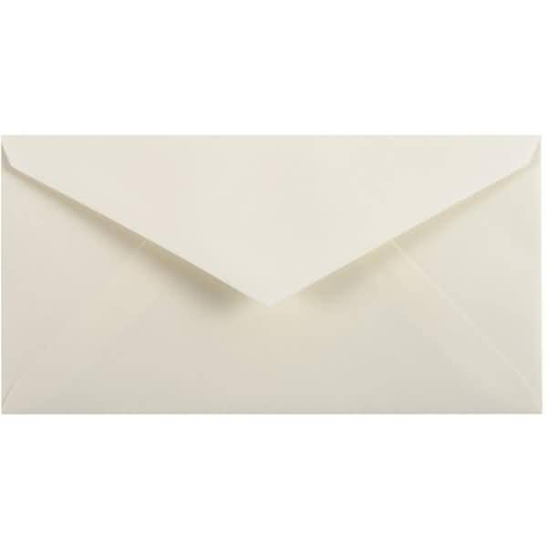 Umschläge Velin pur Coton DINlang 125g/qm VE=20 Stück weiß