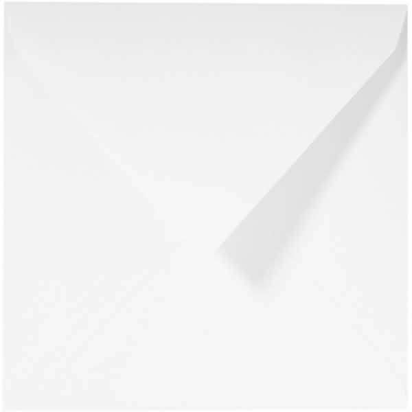 Umschläge Verge 16,5x16,5cm NK VE=25 Stück extraweiß