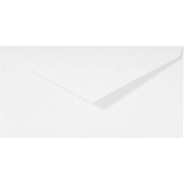 Umschläge Verge DINlang NK VE=25 Stück extraweiß