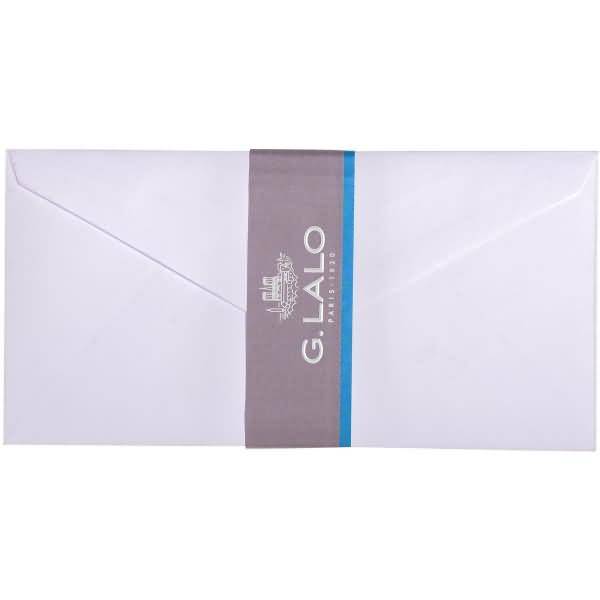 Umschläge Velin de France DINlang NK VE=20 Stück weiß