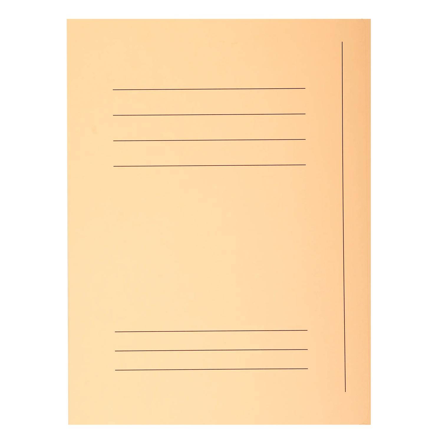 Exacompta Pack 50 Aktenmappen, + 3 Klappen, Index, A4, sortiert, 235000E