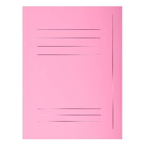Exacompta Pack 50 Aktenmappen, mit 3 Klappen und Index, A4 - Rosa - 235003E