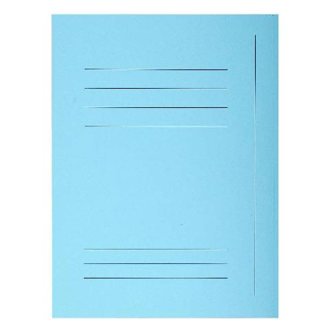 Exacompta Pack 50 Aktenmappen, + 3 Klappen, Index, A4, Hellblau, 235006E
